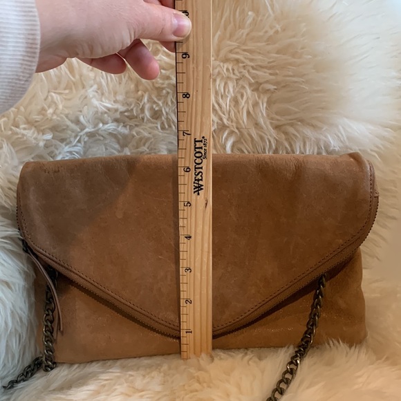 JCrew Leather & Chain Link Envelope Purse - Picture 7 of 8